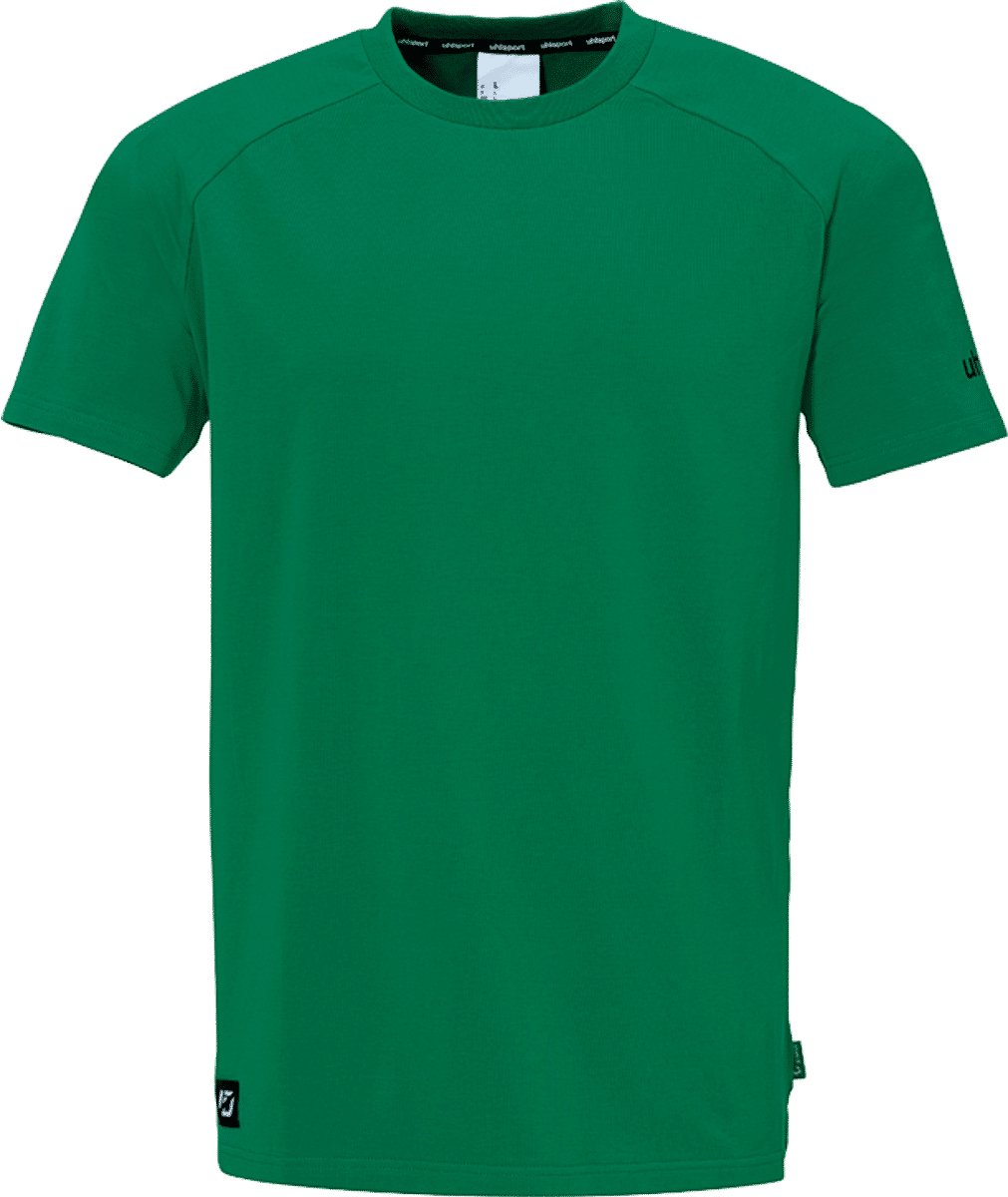 1011x1200-15 Uhlsport Id T-Shirt Heren - Lagoon / Zwart | Maat: XL - Afbeelding 1