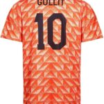 Voetbalshirt - Nederlands Elftal Shirt - Ruud Gullit - Maat XL - nummer 10 - Oranje Shirt Koningsdag - Voetbalshirts Kinderen - Jongens en Meisjes - Sportshirts - Volwassenen - Heren en Dames