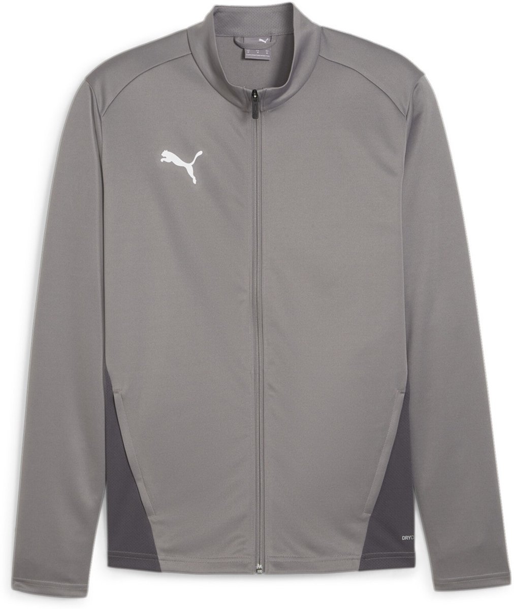 1012x1200-14 Puma Trainingsjacke TeamGoal Training Jacket 658633 Cast Iron-Puma White-Shadow Gray-M - Afbeelding 1
