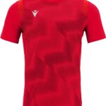 Macron Rodders Shirt Korte Mouw Heren - Rood | Maat: 5XL