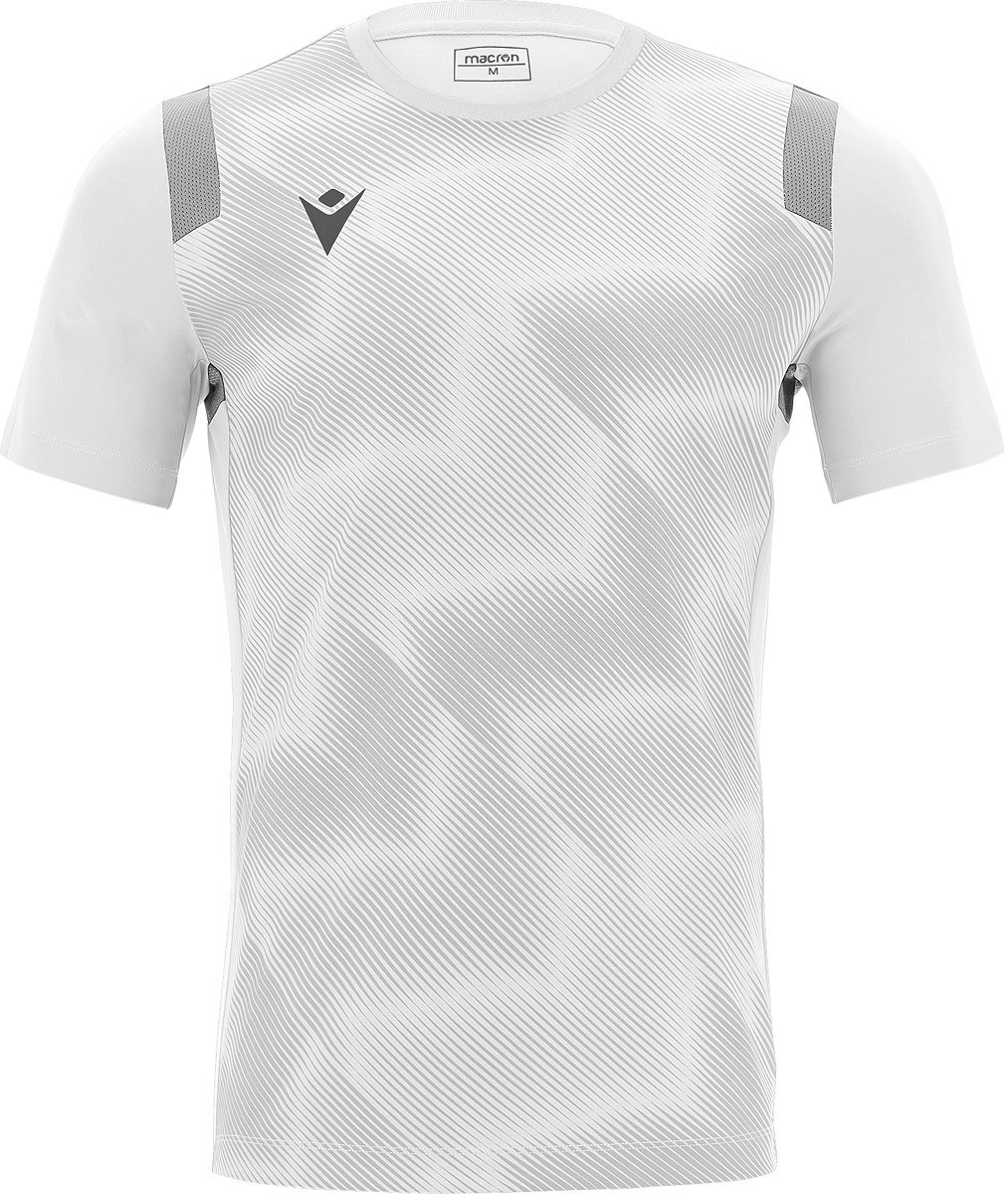 1013x1200-17 Macron Rodders Shirt Korte Mouw Kinderen - Wit / Zilver | Maat: 9-10 Y - Afbeelding 1