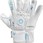 Elite Sport Supreme Keepershandschoenen - Wit / Lichtblauw | Maat: 7