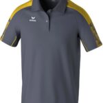 Erima Evo Star Polo Heren - Grijs / Geel | Maat: S