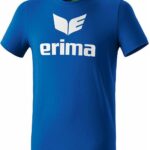 Erima Promo T-Shirt Kinderen - Royal / Wit | Maat: 116