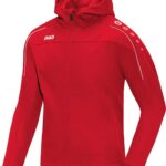 Jako Classico Jas met Kap - Jassen  - rood - S