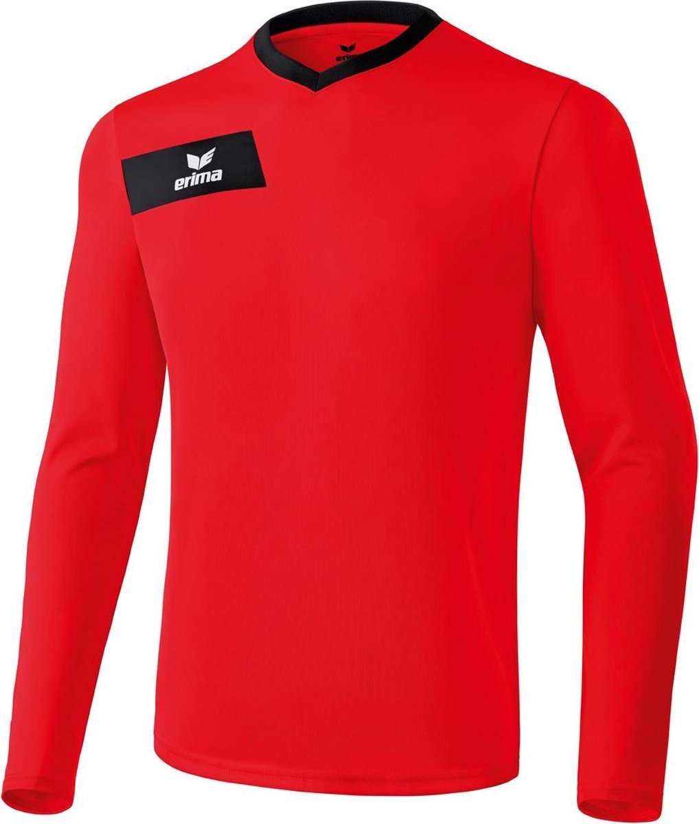 1018x1200-4 Erima Porto - Voetbalshirt - Kinderen - Maat 140 - Rood - Afbeelding 1