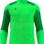 Macron Glory Cuzco Ziptop Heren - Fluo Groen / Groen | Maat: XL