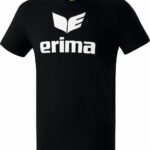 Erima Promo T-Shirt Heren - Zwart / Wit | Maat: L