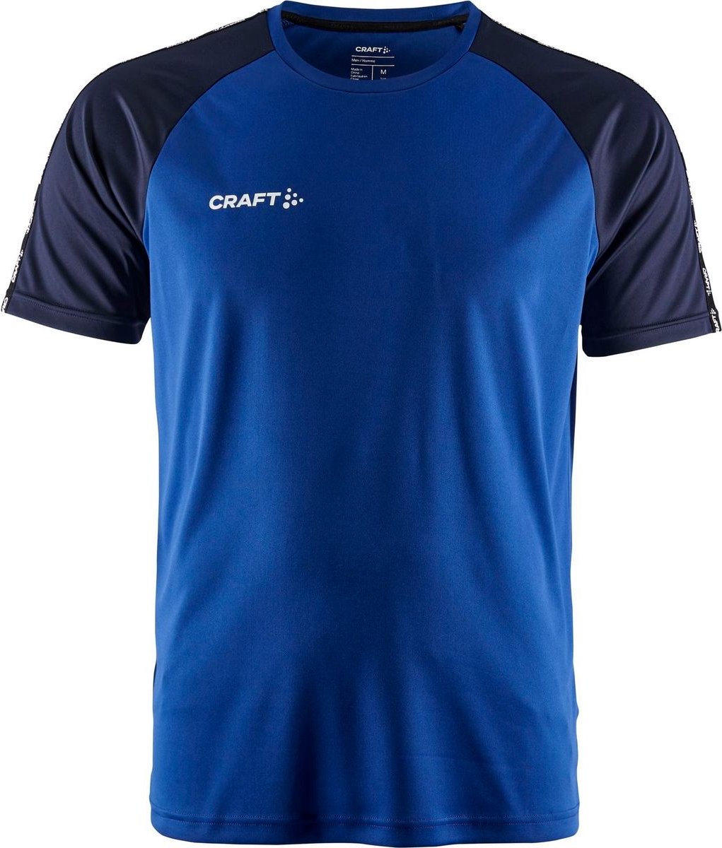 1021x1200 Craft Squad 2.0 Contrast T-Shirt Heren - Royal | Maat: S - Afbeelding 1