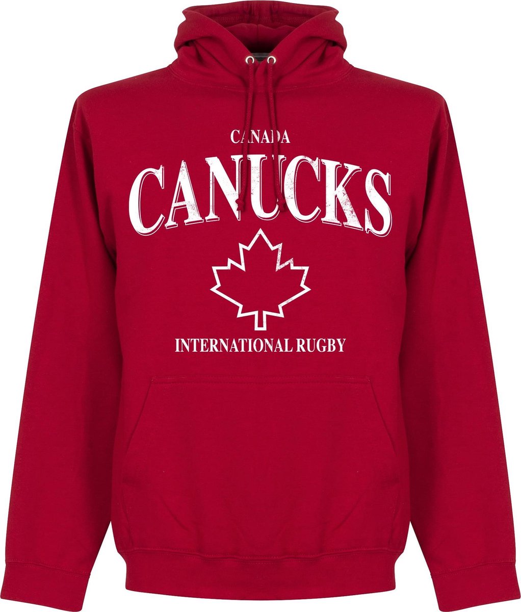 1022x1200-17 Canada Rugby Hoodie - Rood - XL - Afbeelding 1