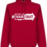 VARout Hoodie - Rood/ Wit - S