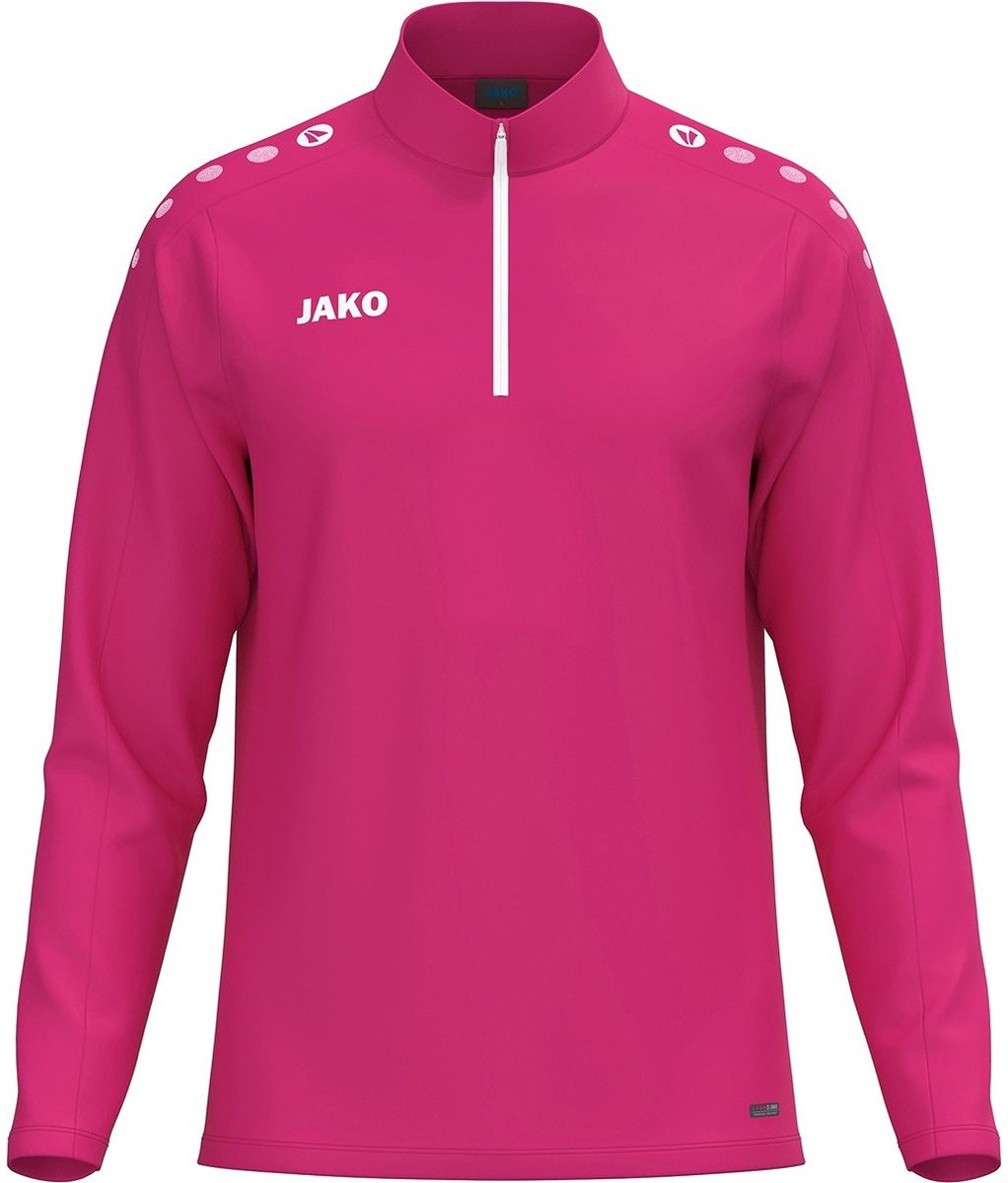 1022x1200-65 Jako One Ziptop Heren - Deep Pink | Maat: 4XL - Afbeelding 1