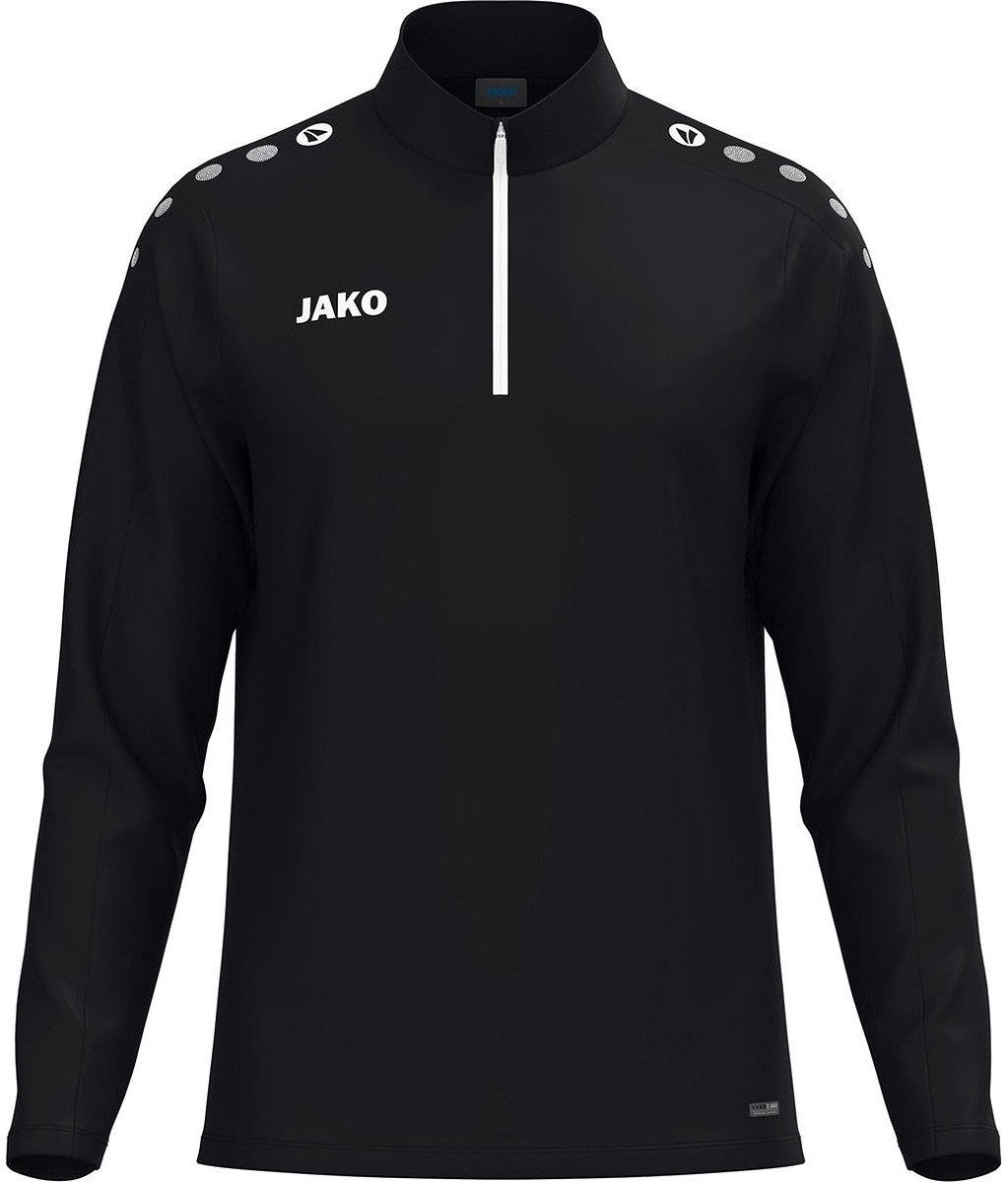1023x1200-18 Jako One Ziptop Heren - Zwart | Maat: S - Afbeelding 1