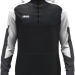 Jako Dynamic Hooded Half Zip Kinderen - Zwart / Wit / Antraciet | Maat: 164