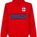 Engeland Team Hoodie - Rood - XXL
