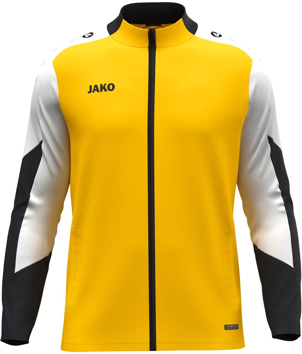 1023x1200-59 Jako Dynamic Polyestervest Kinderen - Geel / Wit / Zwart | Maat: 140 - Afbeelding 1