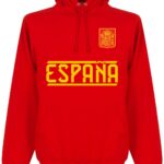 Spanje Team Hoodie - Rood - M
