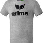 Erima Promo T-Shirt Heren - Grijs / Zwart | Maat: XL