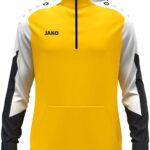 Jako Dynamic Hooded Half Zip Heren - Geel / Wit / Zwart | Maat: M