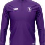 Beerschot kids sweater met korte rits maat 140 (9 a 10 jaar)