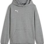 PUMA teamGOAL Casuals Hoody Jr Jongens Sporttrui - Medium Gray Heather-Puma White