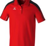 Erima Evo Star Polo Heren - Rood / Zwart | Maat: XXXL