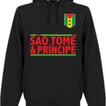 Sao Tomé en Principe Team Hoodie - Zwart - M