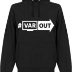 VARout Hoodie - Zwart/ WIt - S