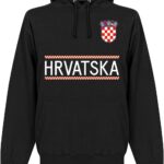 Kroatië Team Hoodie 2021-2022 - Zwart - S