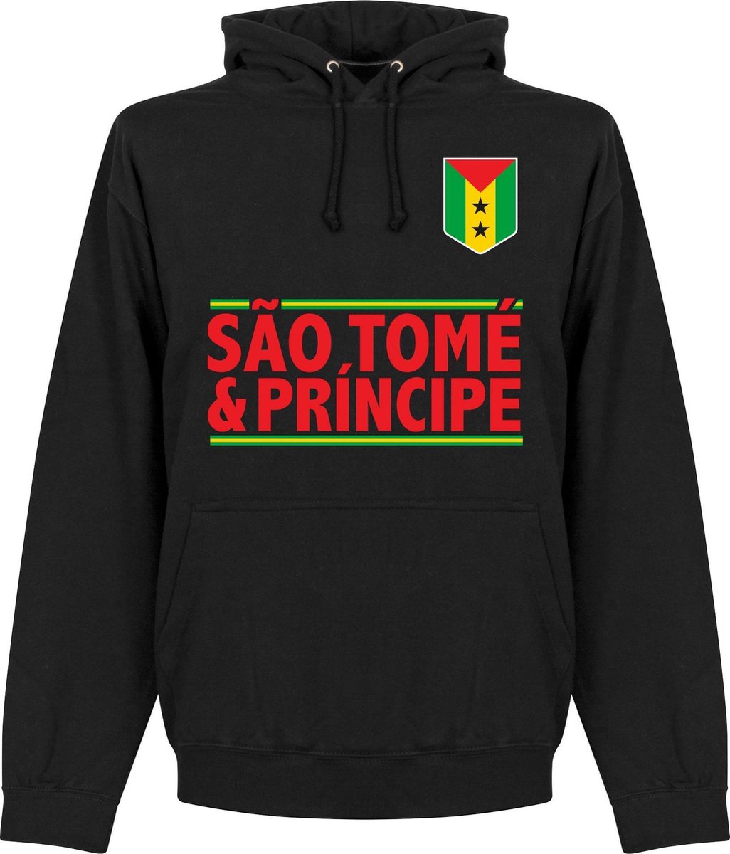 1026x1200-34 Sao Tomé en Principe Team Hoodie - Zwart - XL - Afbeelding 1