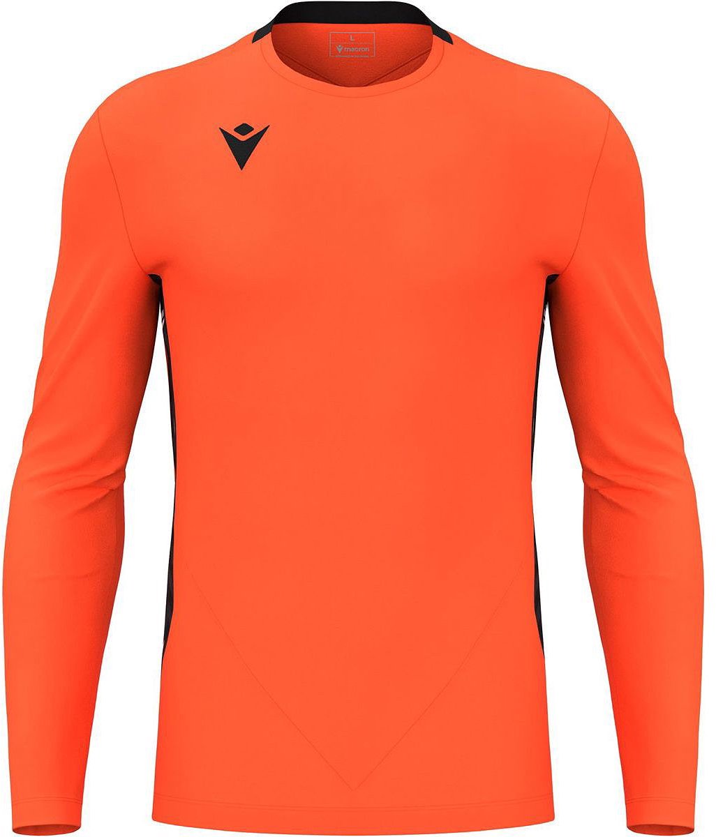 1026x1200-63 Macron Argo Keepershirt Lange Mouw Kinderen - Oranje / Zwart | Maat: 9-10 Y - Afbeelding 1