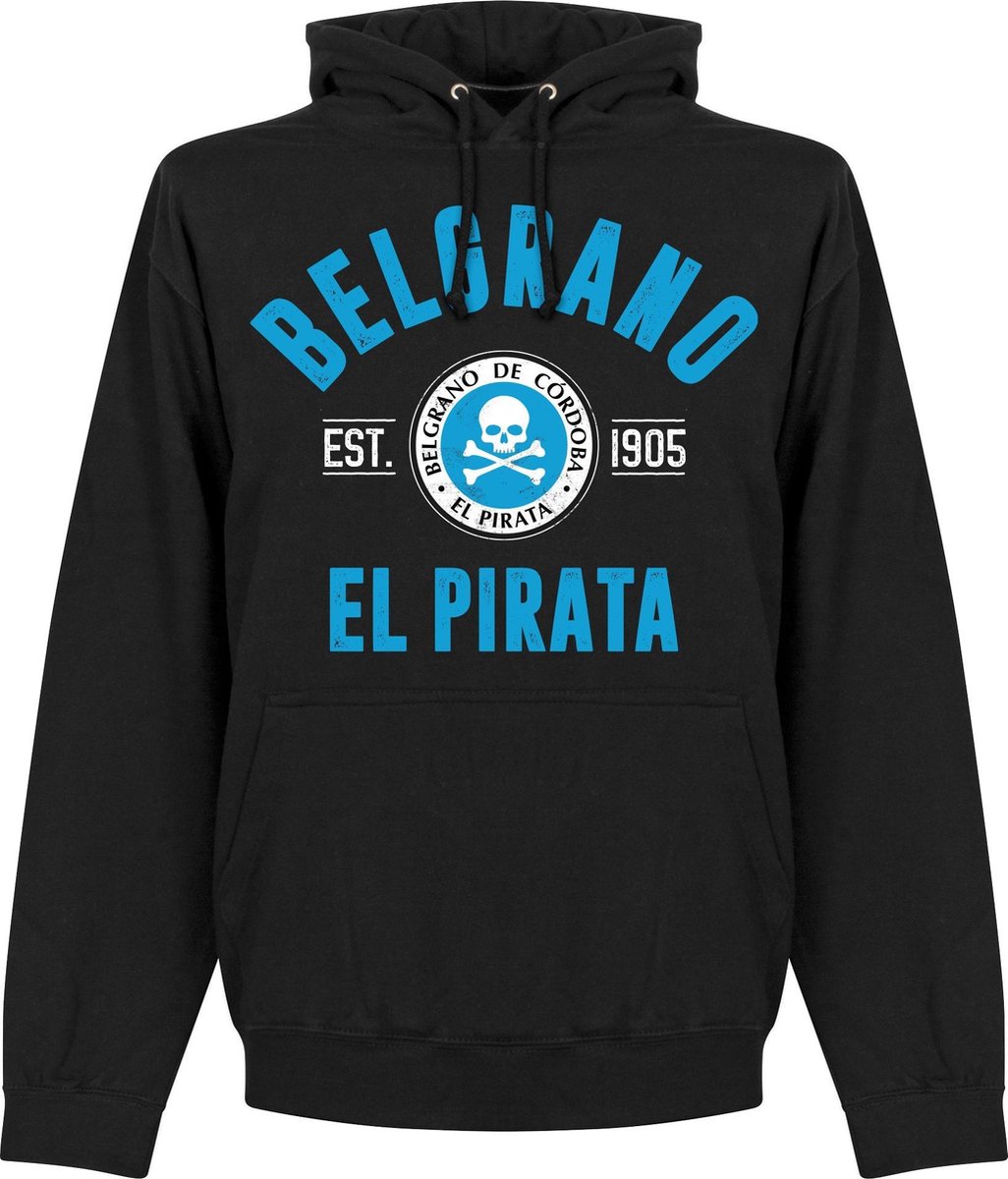 1026x1200-73 Belgrano Cordoba Hoodie - Zwart - L - Afbeelding 1