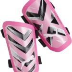 Puma Scheenbeschermers Voetbal Ultra Light Strap Roze-Wit - Maat XL