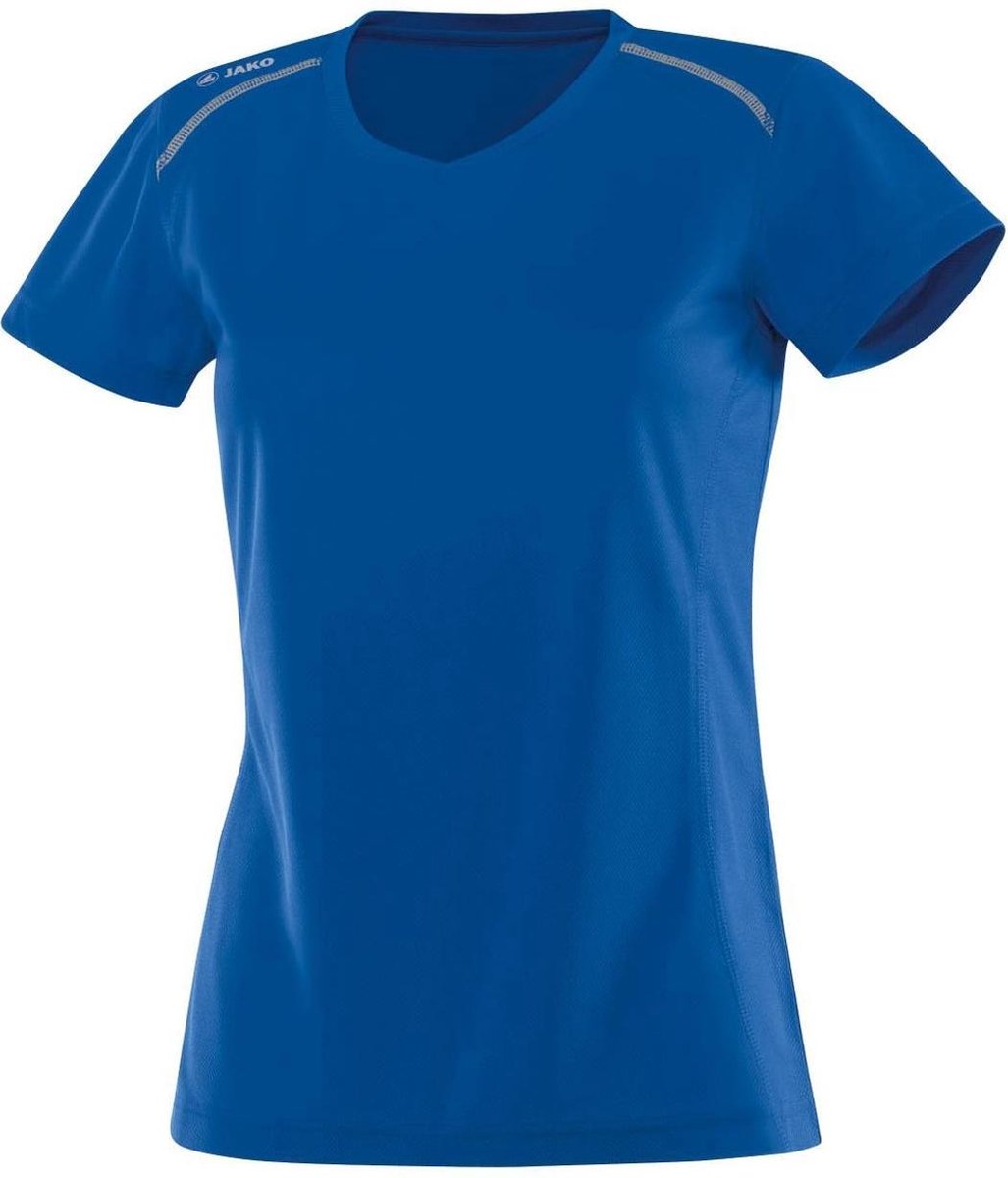 1027x1200-11 Jako - T-shirt Run Women - Blauw - Maat 42 - 44 - Afbeelding 1