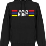 James Hunt Stripes Hoodie - Zwart  - S