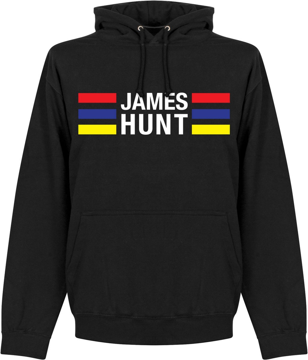 1027x1200-15 James Hunt Stripes Hoodie - Zwart - S - Afbeelding 1