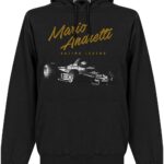 Mario Andretti Hoodie - Zwart - XL