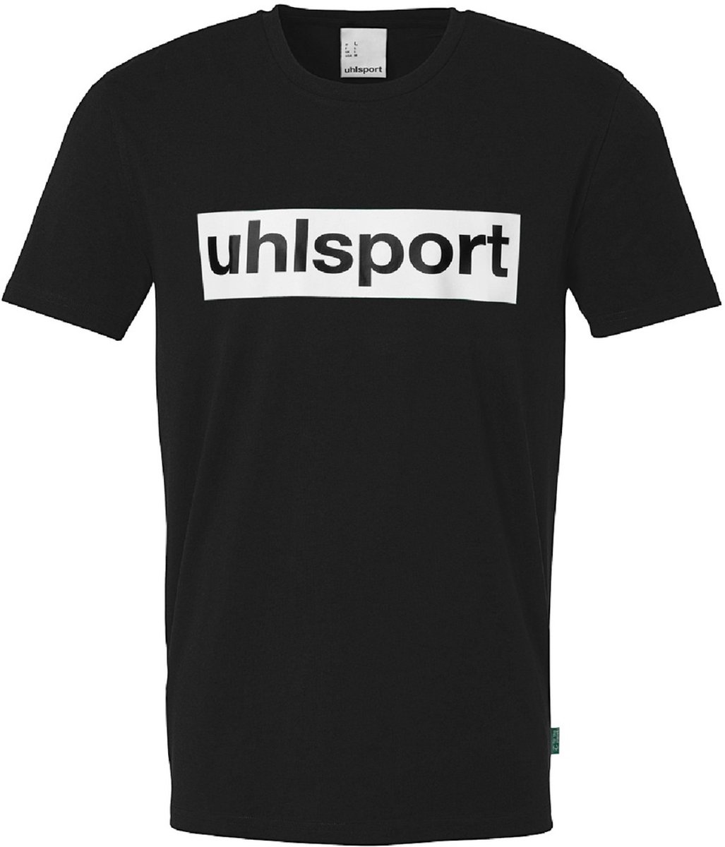 1027x1200-19 Uhlsport Sportshirt Essential Promo T-Shirt 1005320 Schwarz-M - Afbeelding 1