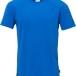 Uhlsport Id T-Shirt Heren - Azuurblauw / Zwart | Maat: M