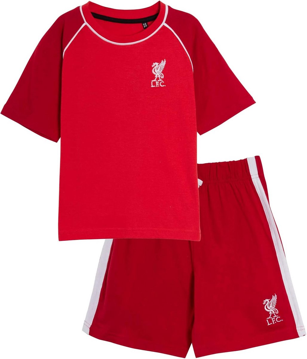 1028x1200-10 Korte Pyjama's voor Jongens met Voetbalthema - Shorts en T-shirt Set - Afbeelding 1