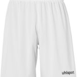 Uhlsport Club Short Heren - Wit / Zwart | Maat: XL