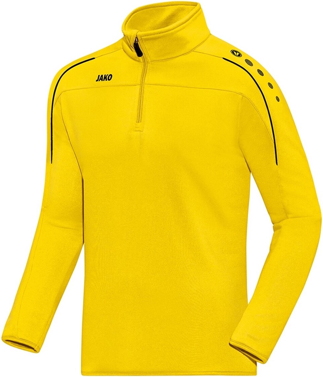 1029x1200-5 Jako Classico Ziptop Heren - Citroen | Maat: XXL - Afbeelding 1