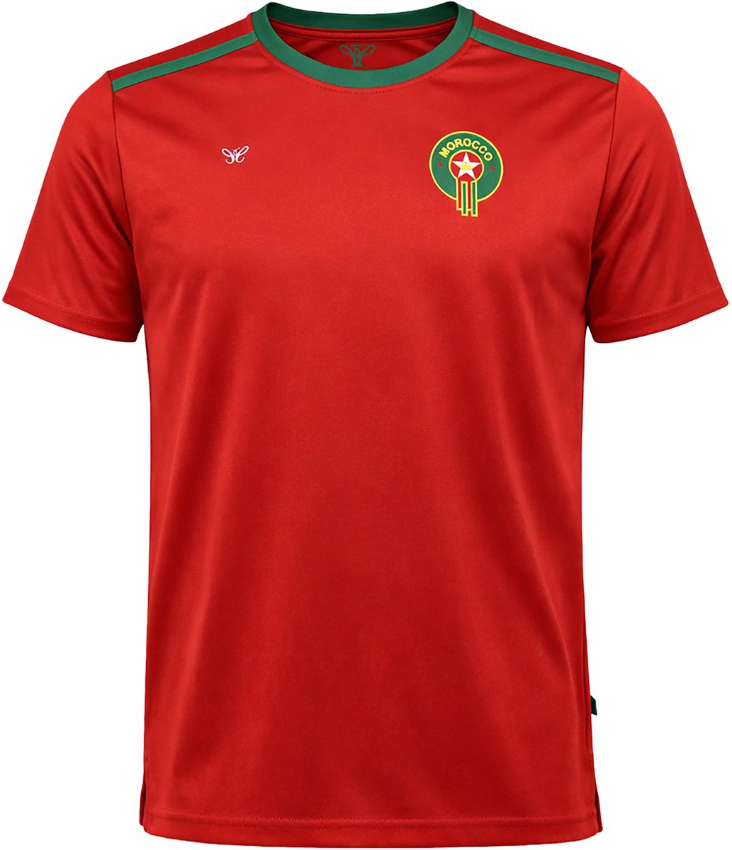 1033x1200-19 Cappuccino Italia - Heren Sportshirts Atlas Leeuwen WK2026 - Rood - Maat XXL - Afbeelding 1