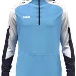 Jako Dynamic Hooded Half Zip Heren - Hemelsblauw / Wit / Marine | Maat: XL