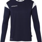 Uhlsport Squad 27 Voetbalshirt Lange Mouw Heren - Marine / Wit | Maat: 3XL