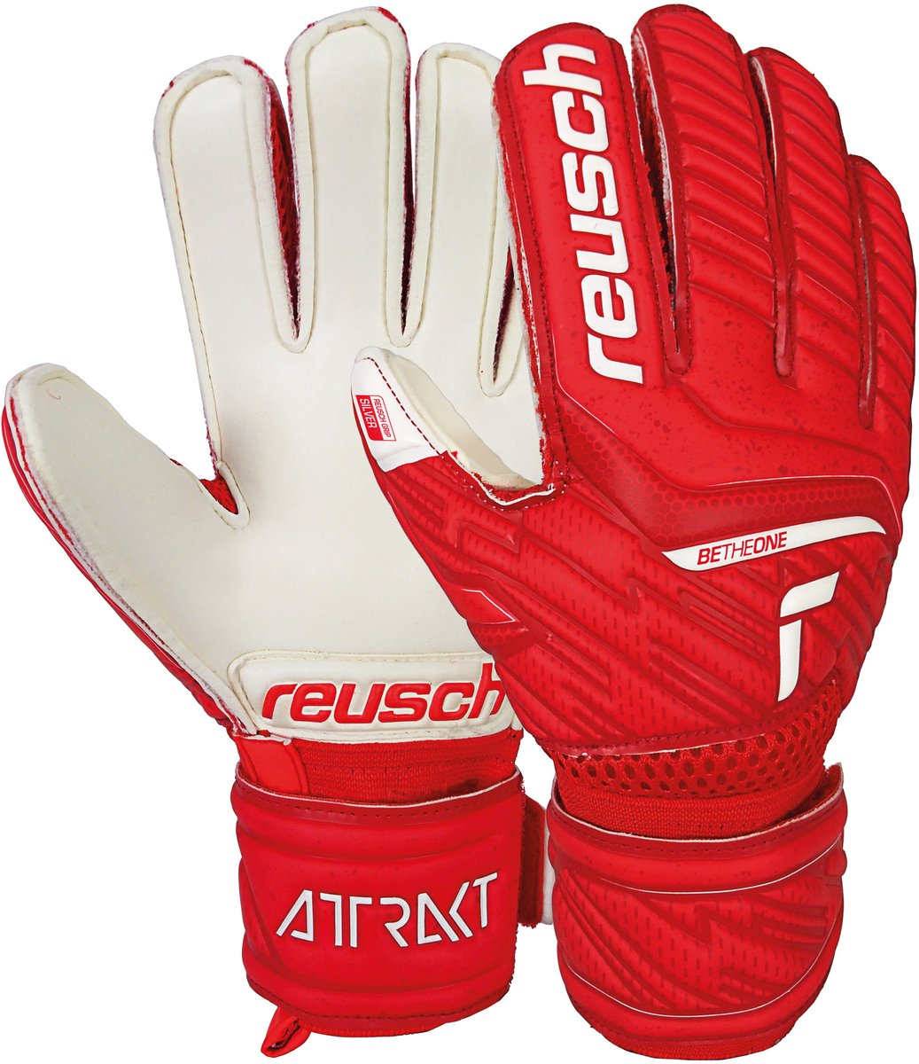 1037x1200-15 Reusch Torwarthandschuhe Reusch Attrakt Silver Junior - Afbeelding 1