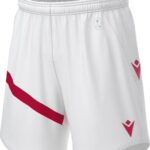 Macron Shen Eco Short Heren - Wit / Rood | Maat: XXL