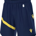 Macron Shen Eco Short Heren - Marine / Geel | Maat: L