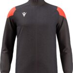 Macron Glory Prometheus Top Full Zip Heren - Antraciet / Coral Fluor | Maat: M