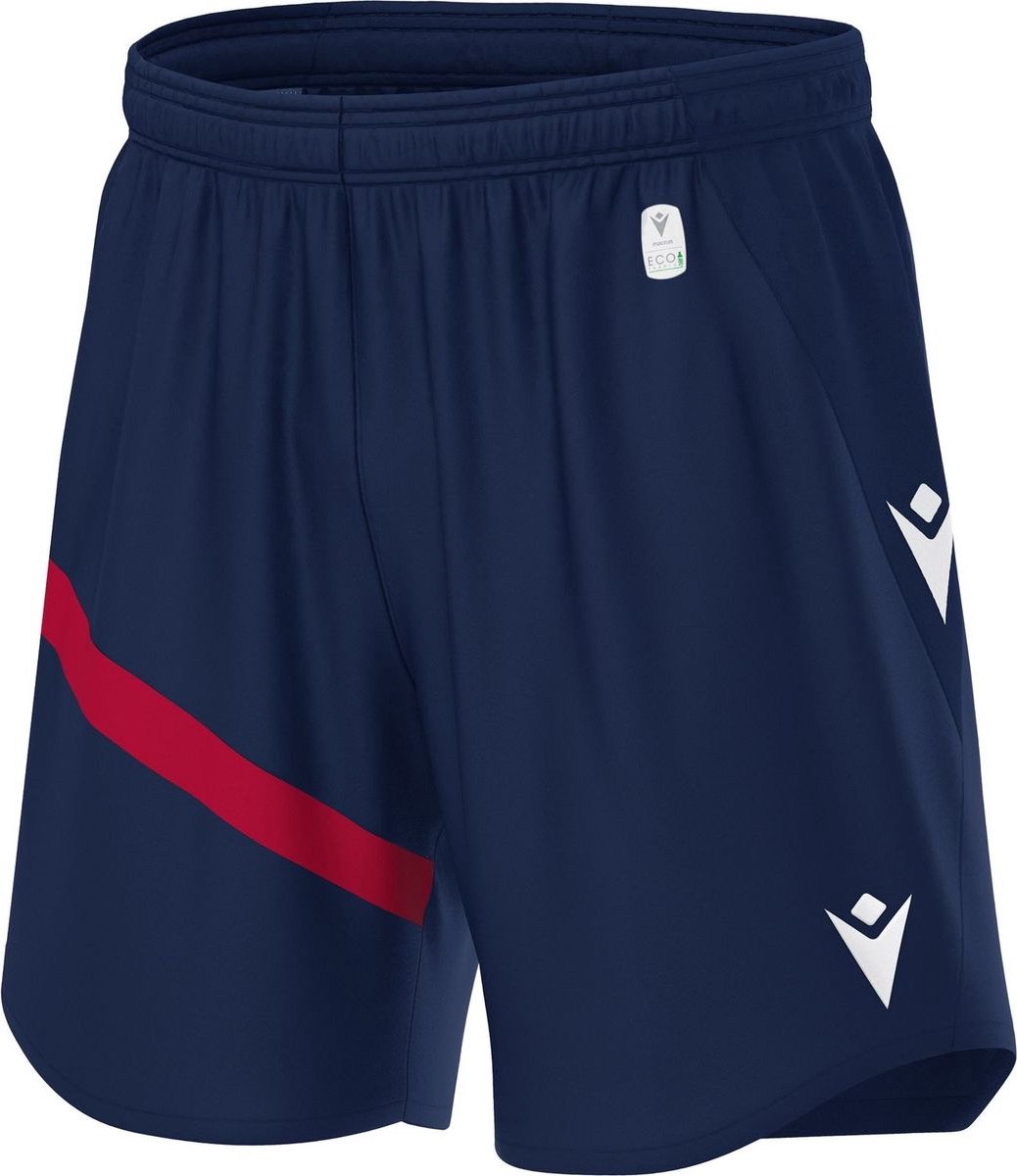 1038x1200-7 Macron Shen Eco Short Heren - Marine / Rood | Maat: XXL - Afbeelding 1